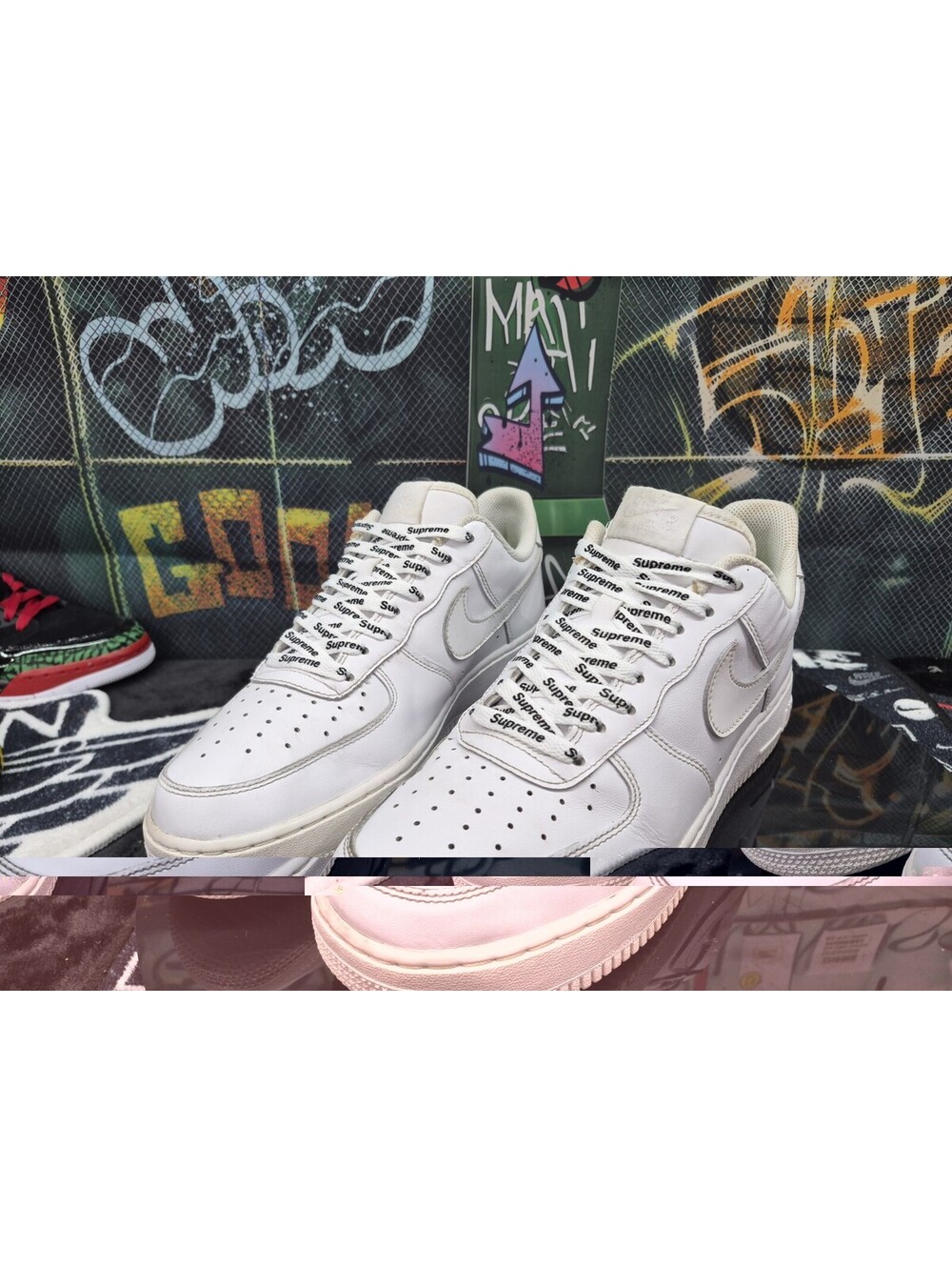 Nike Air Force 1 '07 Low Top Triple White Men's Sneaker CW2288-111 mens 12M